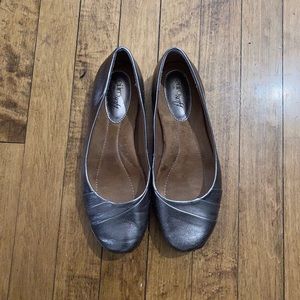 Sofft Euro Vegan Leather Metallic Flats